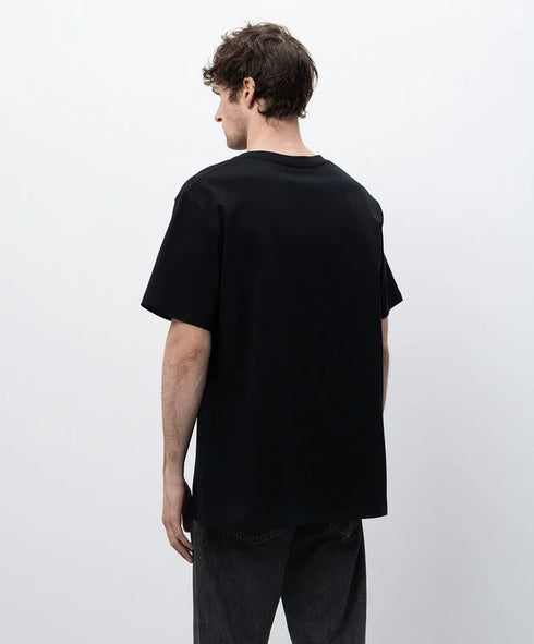 BALMAIN FLOCKED LETTER LOGO T-SHIRT